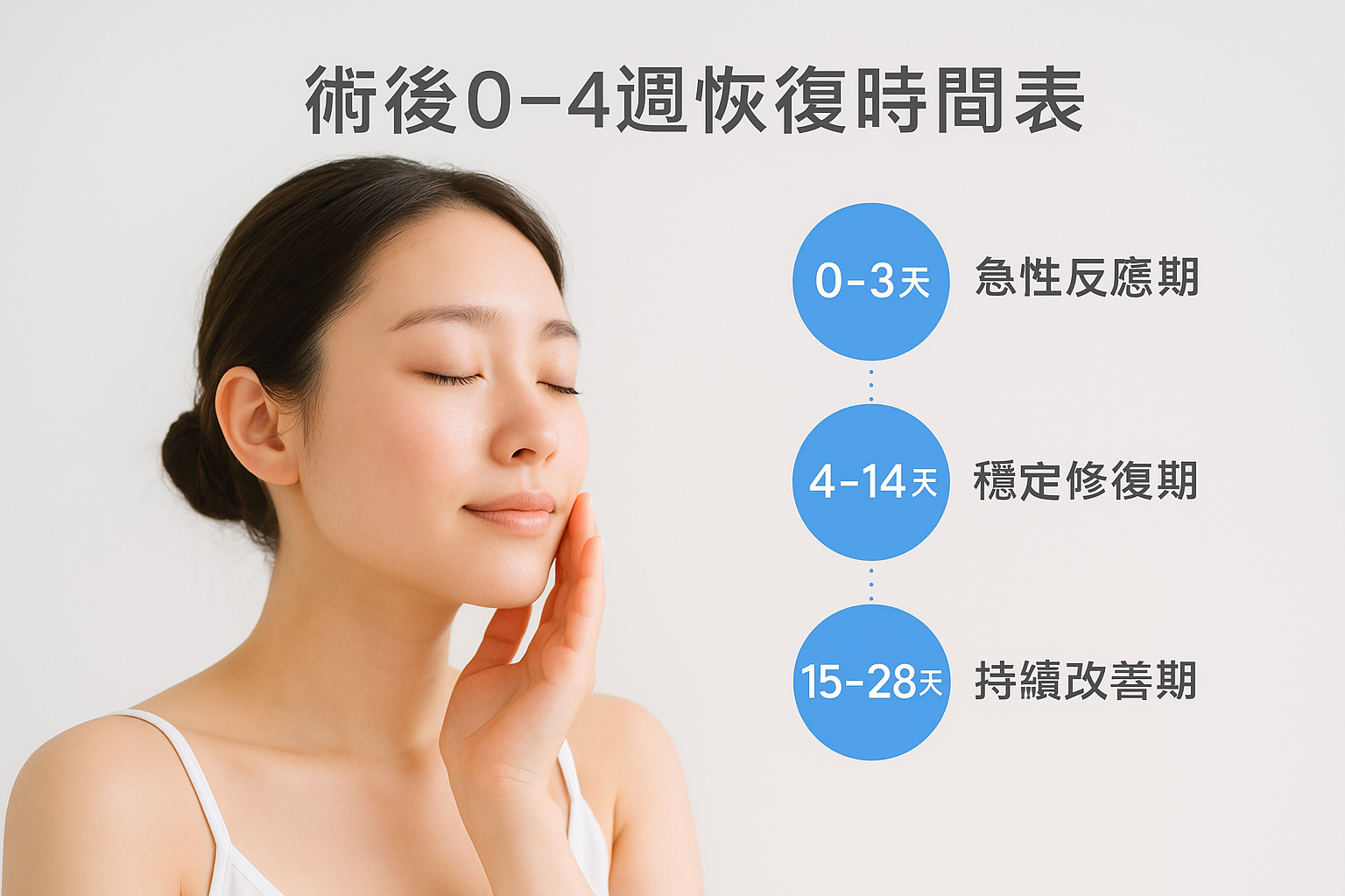 術後0–4週恢復時間表