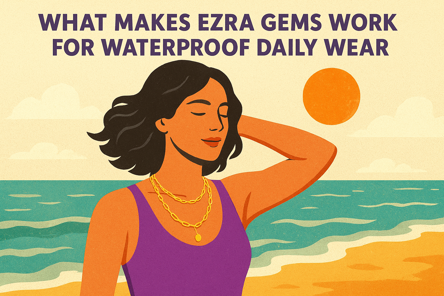 What makes Ezra Gems work for waterproof daily wear
