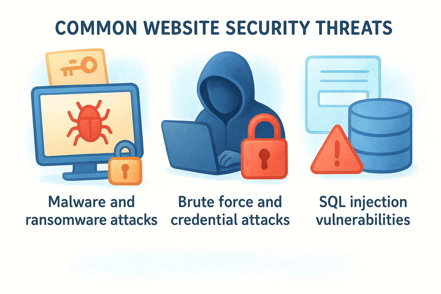 Common website security threats