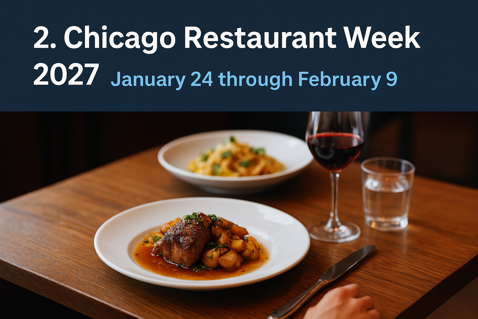 2. Chicago Restaurant Week 2027 dates and length