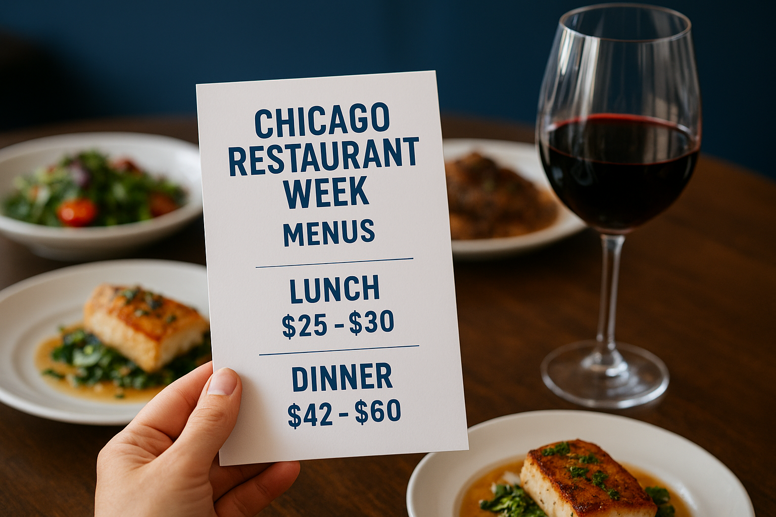 3. Chicago Restaurant Week menu prices and tiers