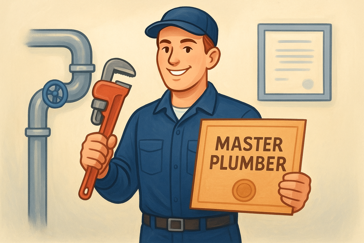 What a master plumber license means