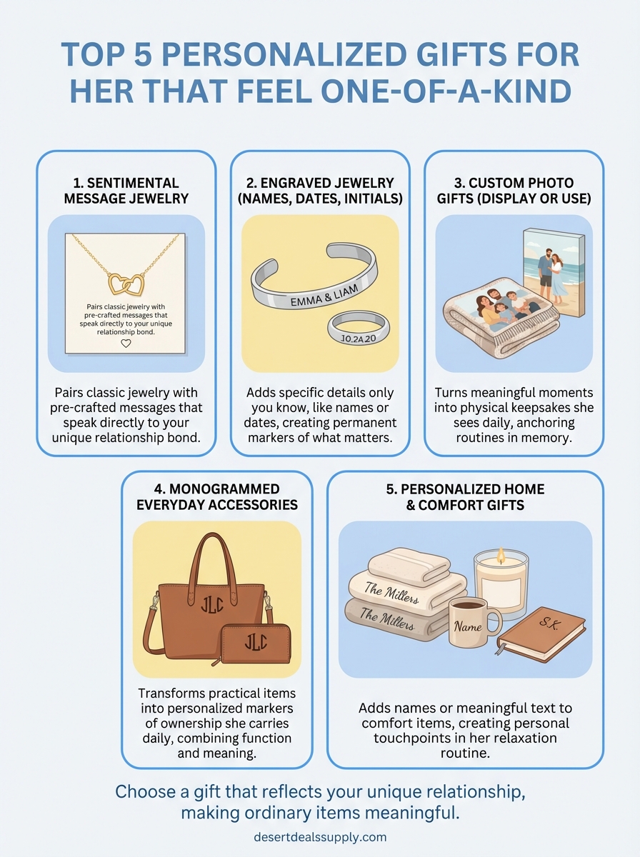 personalized gifts for her infographic