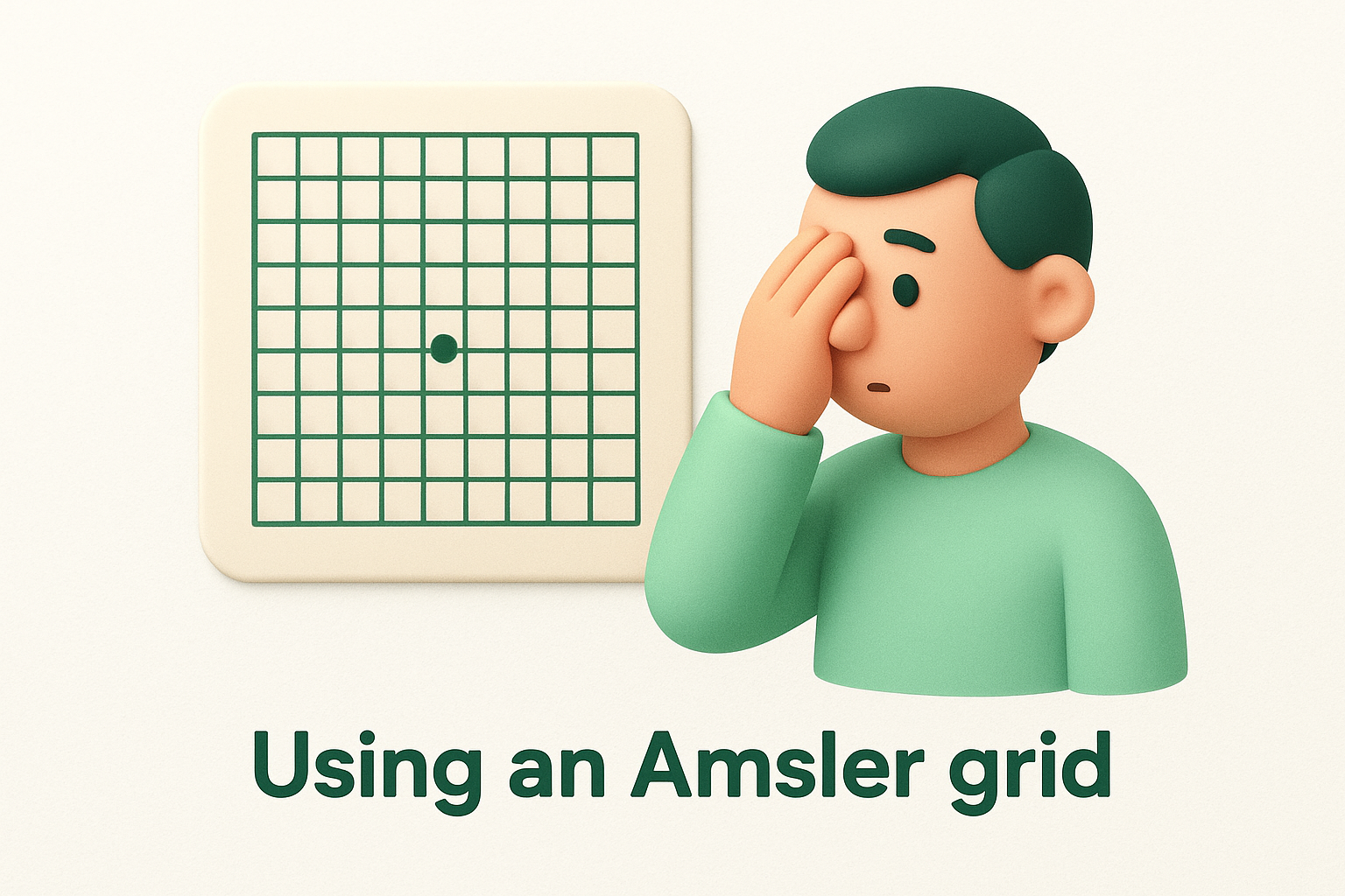 Using an Amsler grid