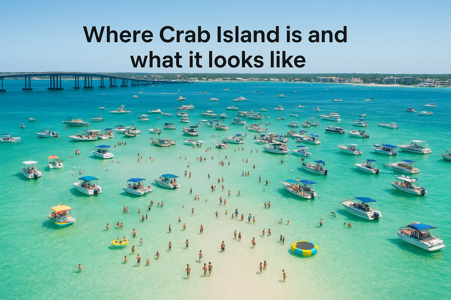 Where Crab Island is and what it looks like