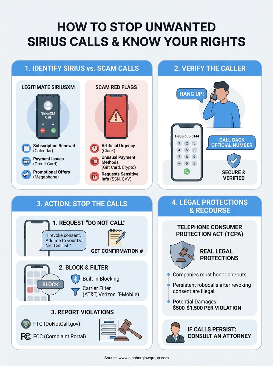 sirius calls infographic
