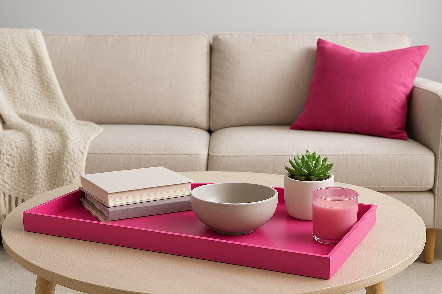 Select a dominant colour and two accents