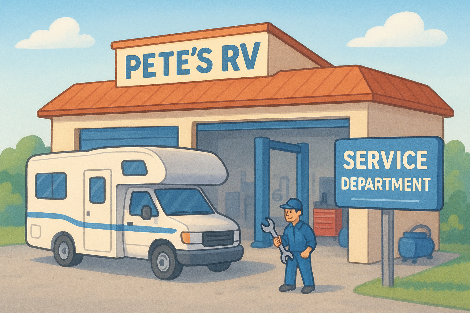 5. Pete's RV service departments