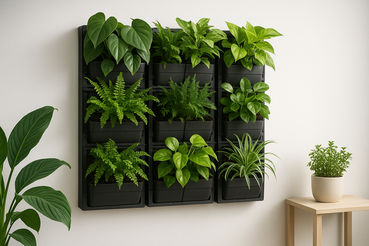 1. EcoWall style modular living wall