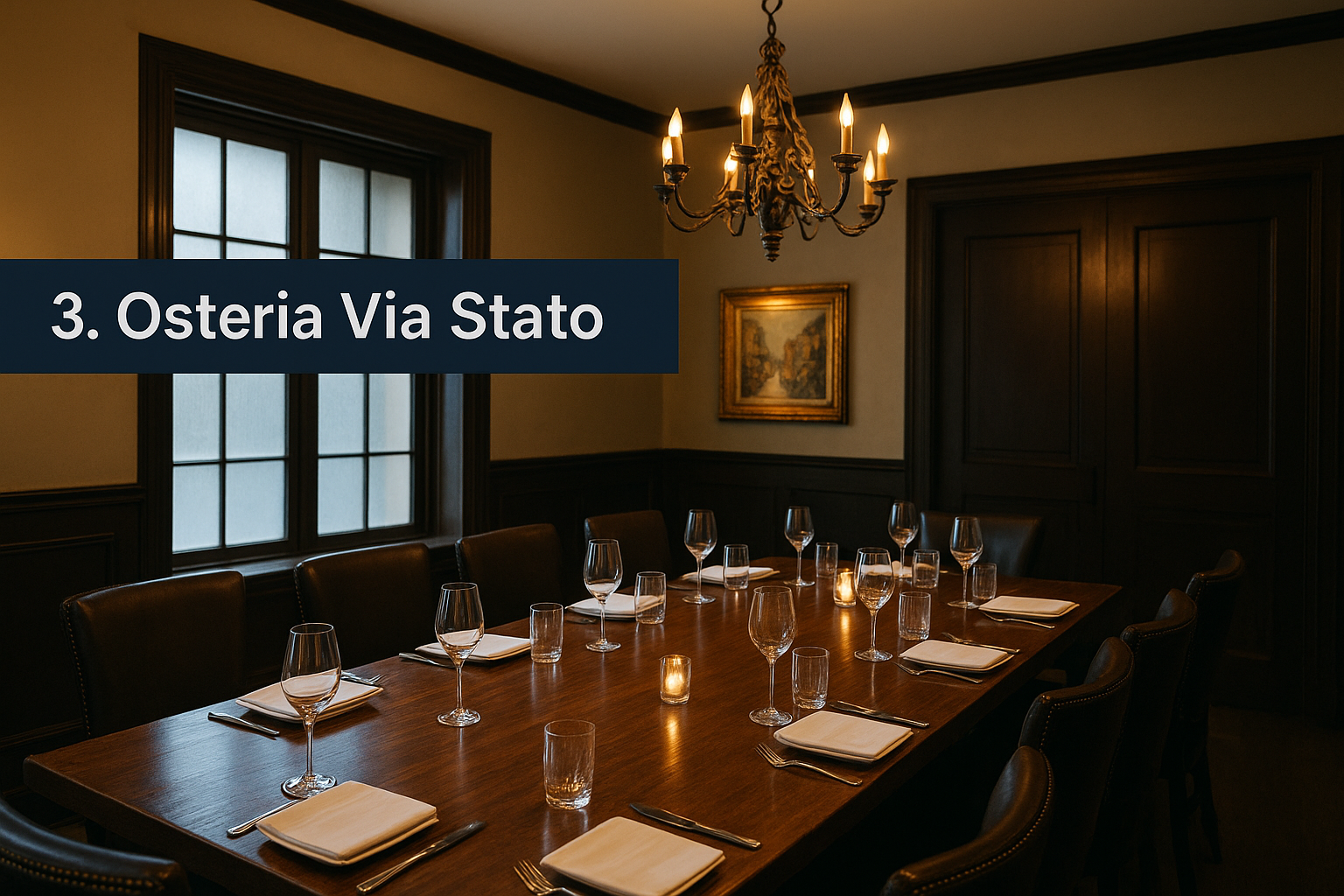 3. Osteria Via Stato