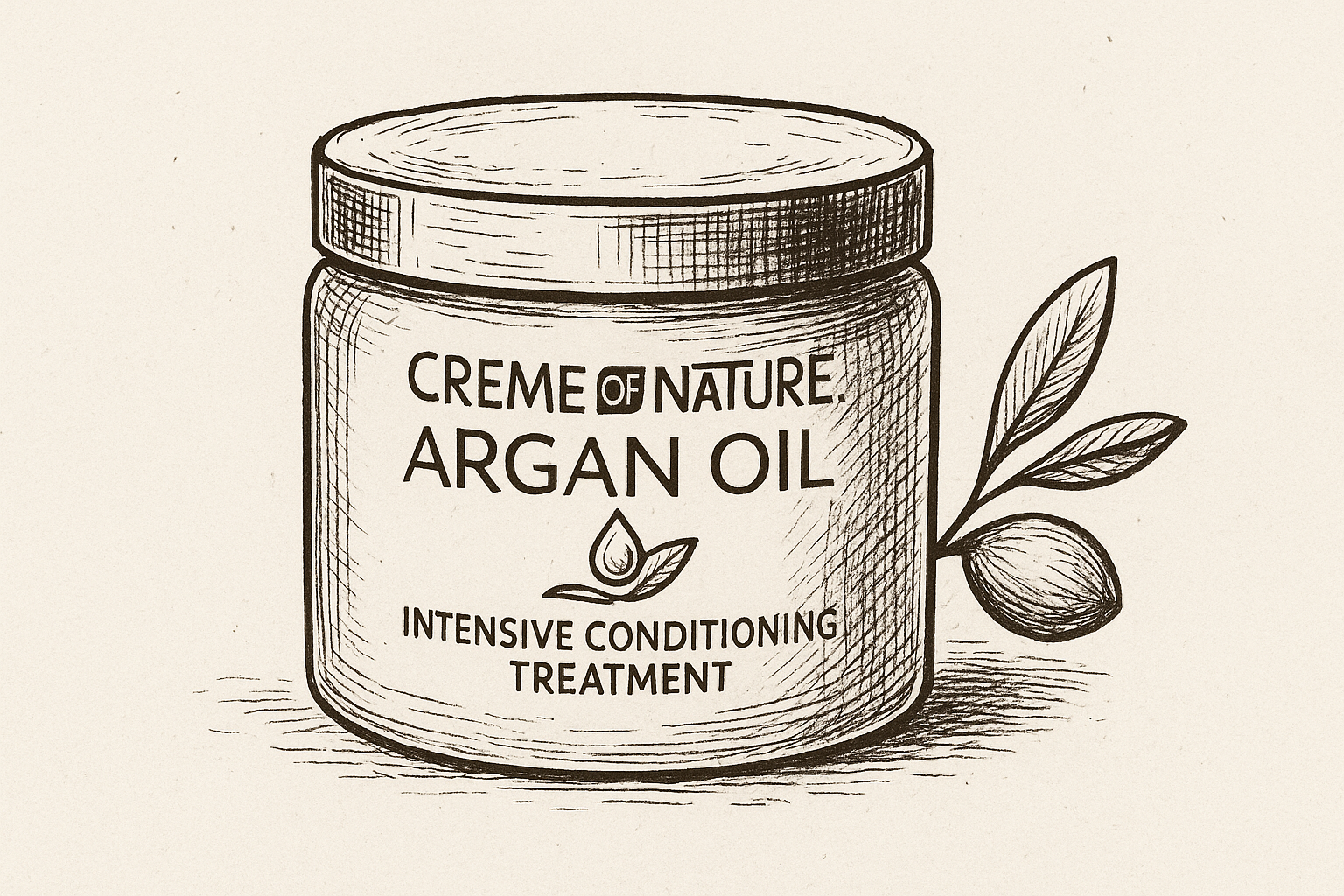 10. Creme of Nature argan oil intensive conditioning treatment