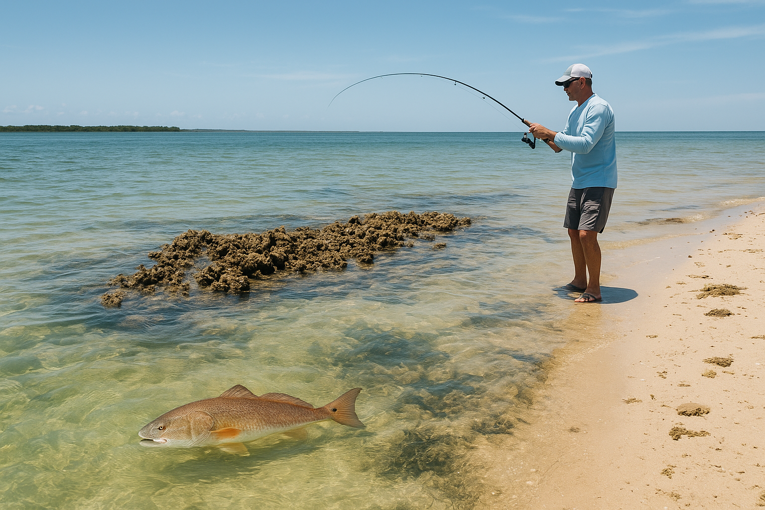 Target structure that holds baitfish