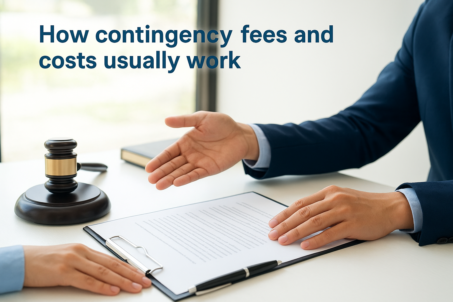 How contingency fees and costs usually work