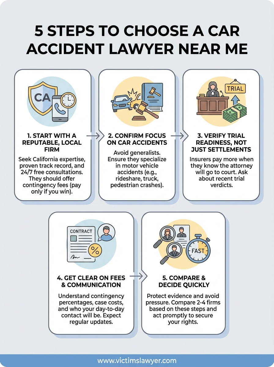 car accident lawyer near me infographic