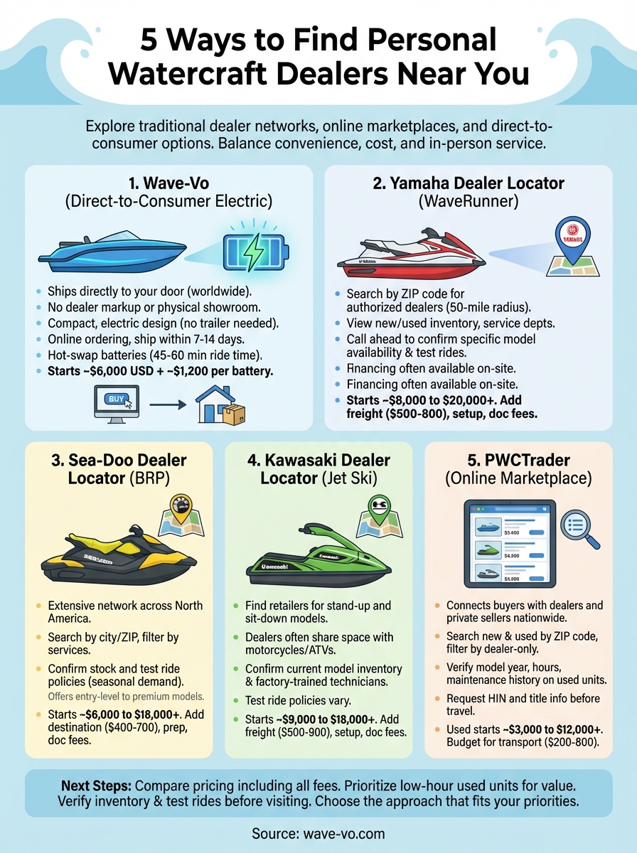personal watercraft dealers near me infographic