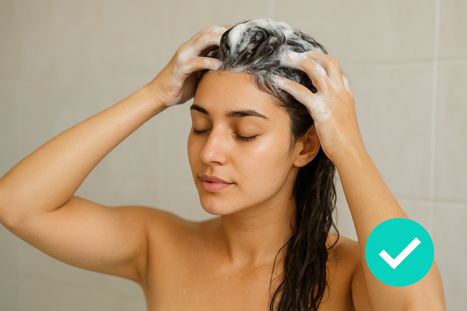 3. Wash your scalp, not your lengths
