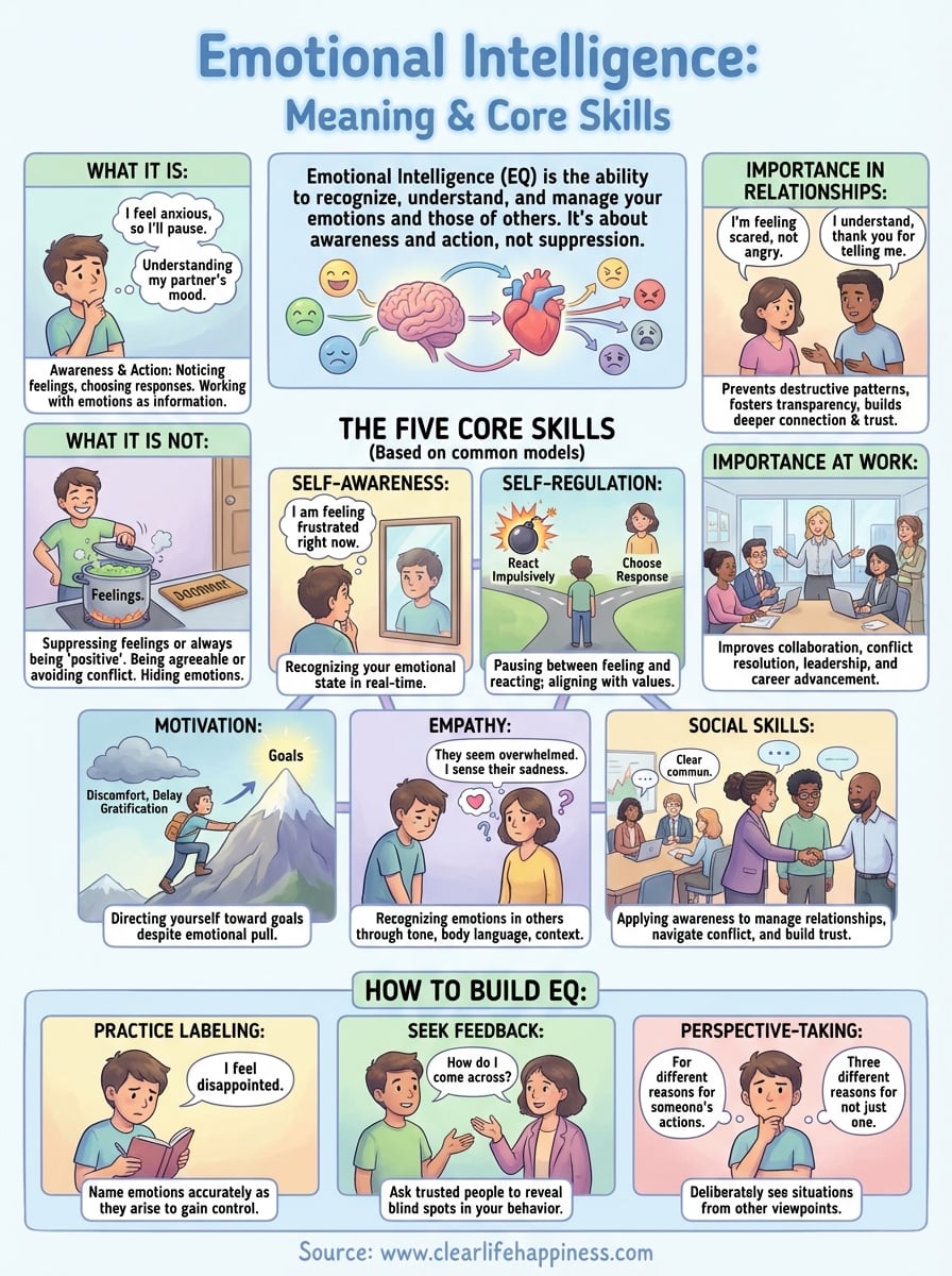 emotional intelligence definition infographic