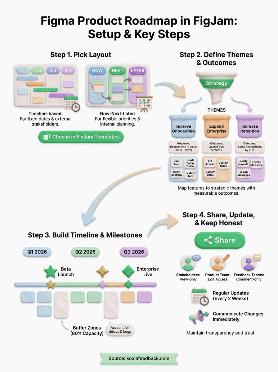 figma product roadmap template infographic