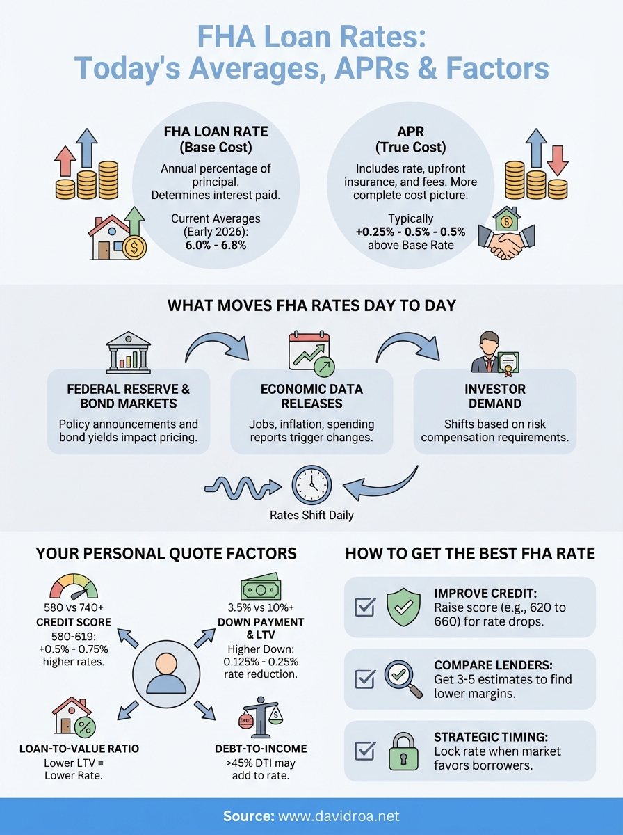 current fha loan rates infographic