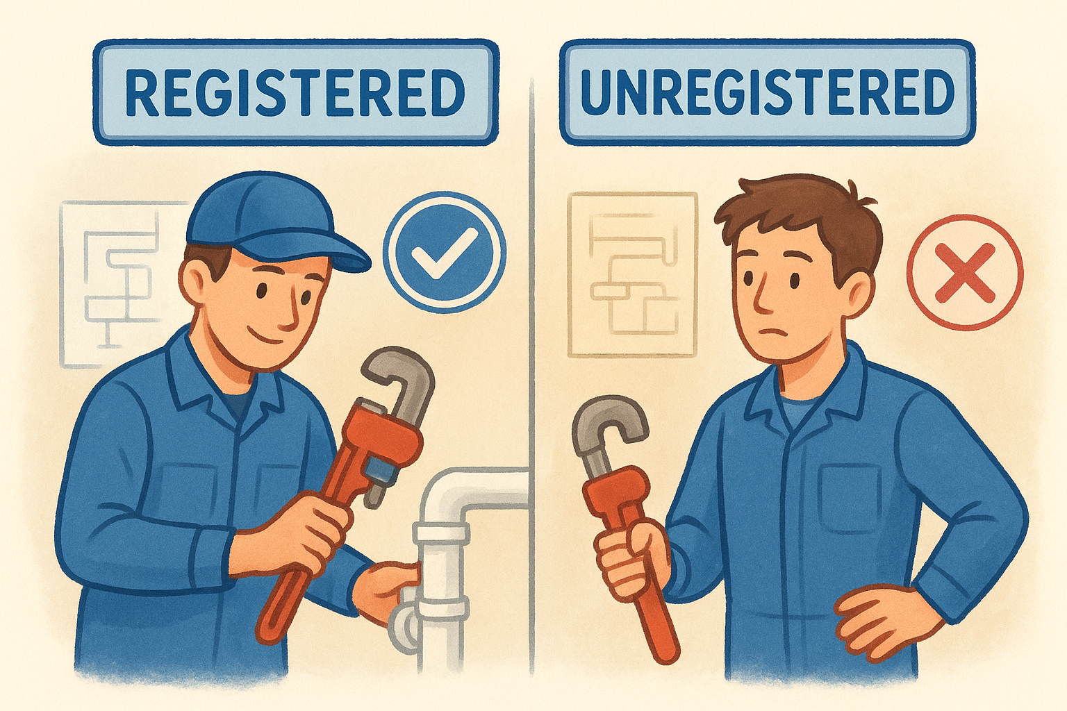 Registered vs unregistered programs