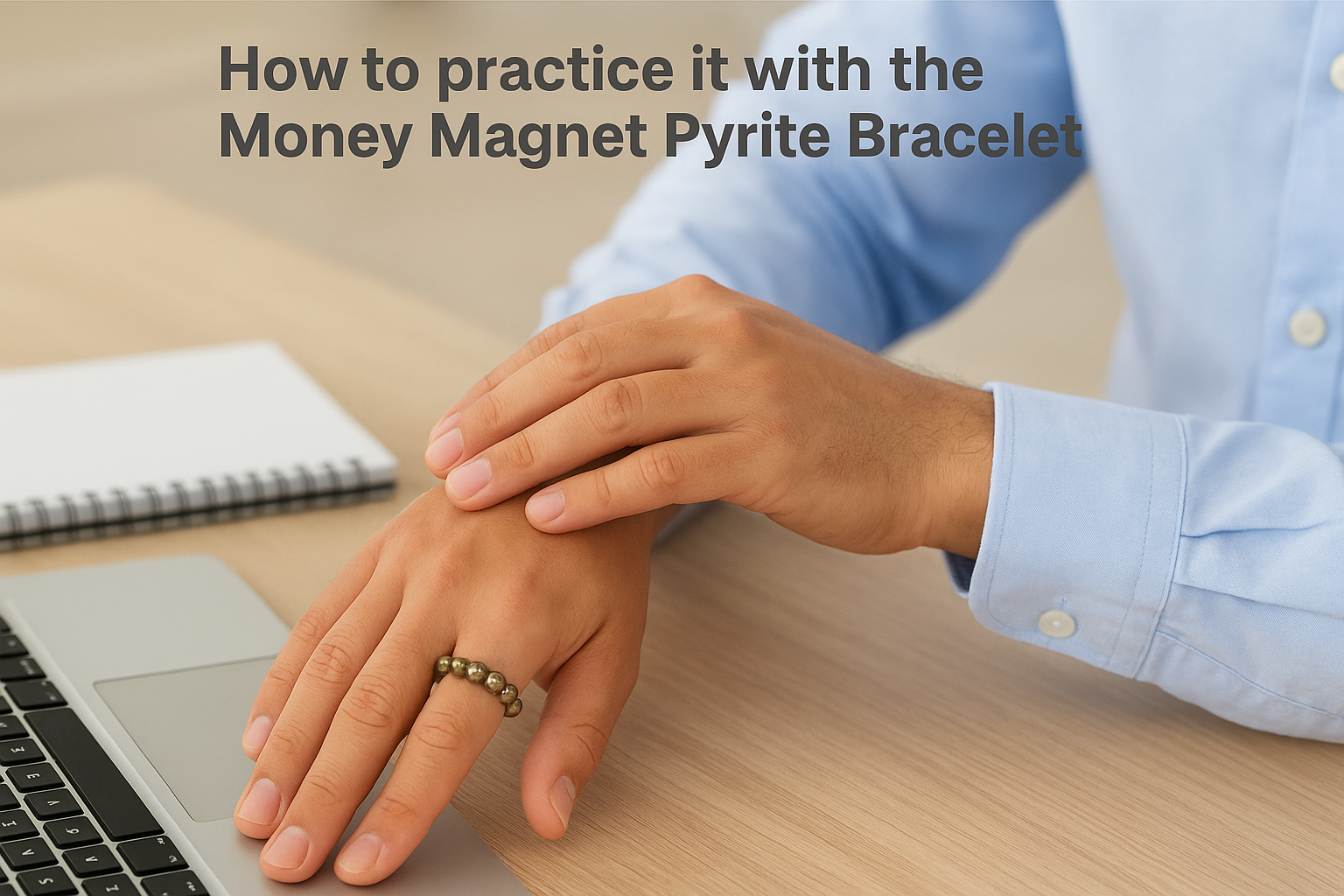 How to practice it with the Money Magnet Pyrite Bracelet