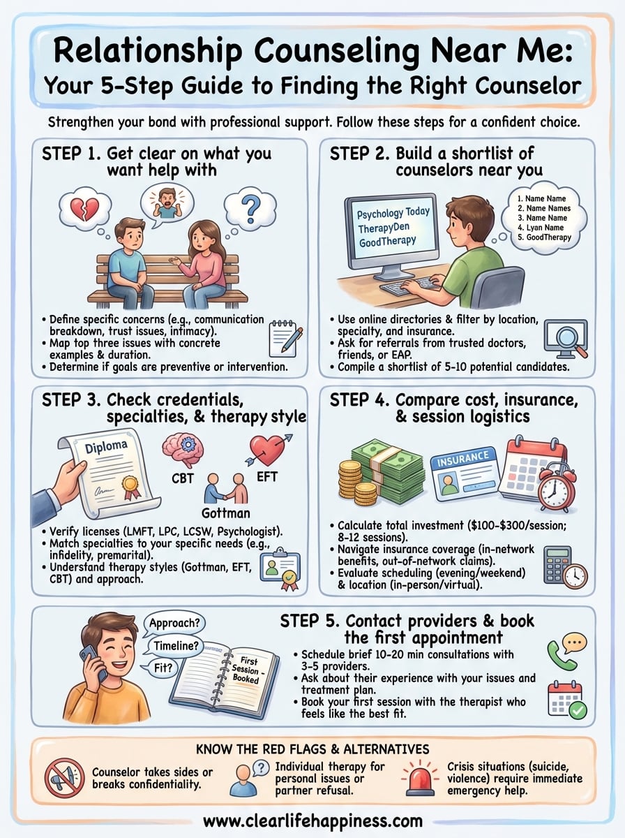 relationship counseling near me infographic