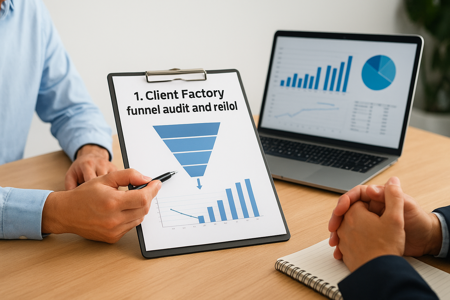 1. Client Factory funnel audit and rebuild