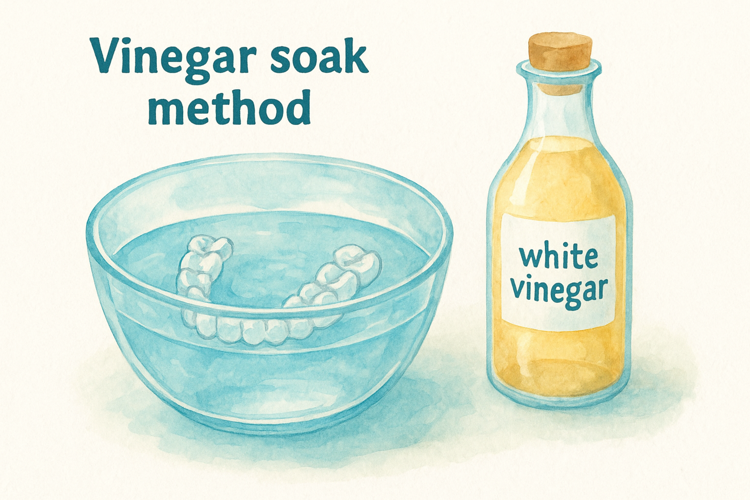 Vinegar soak method