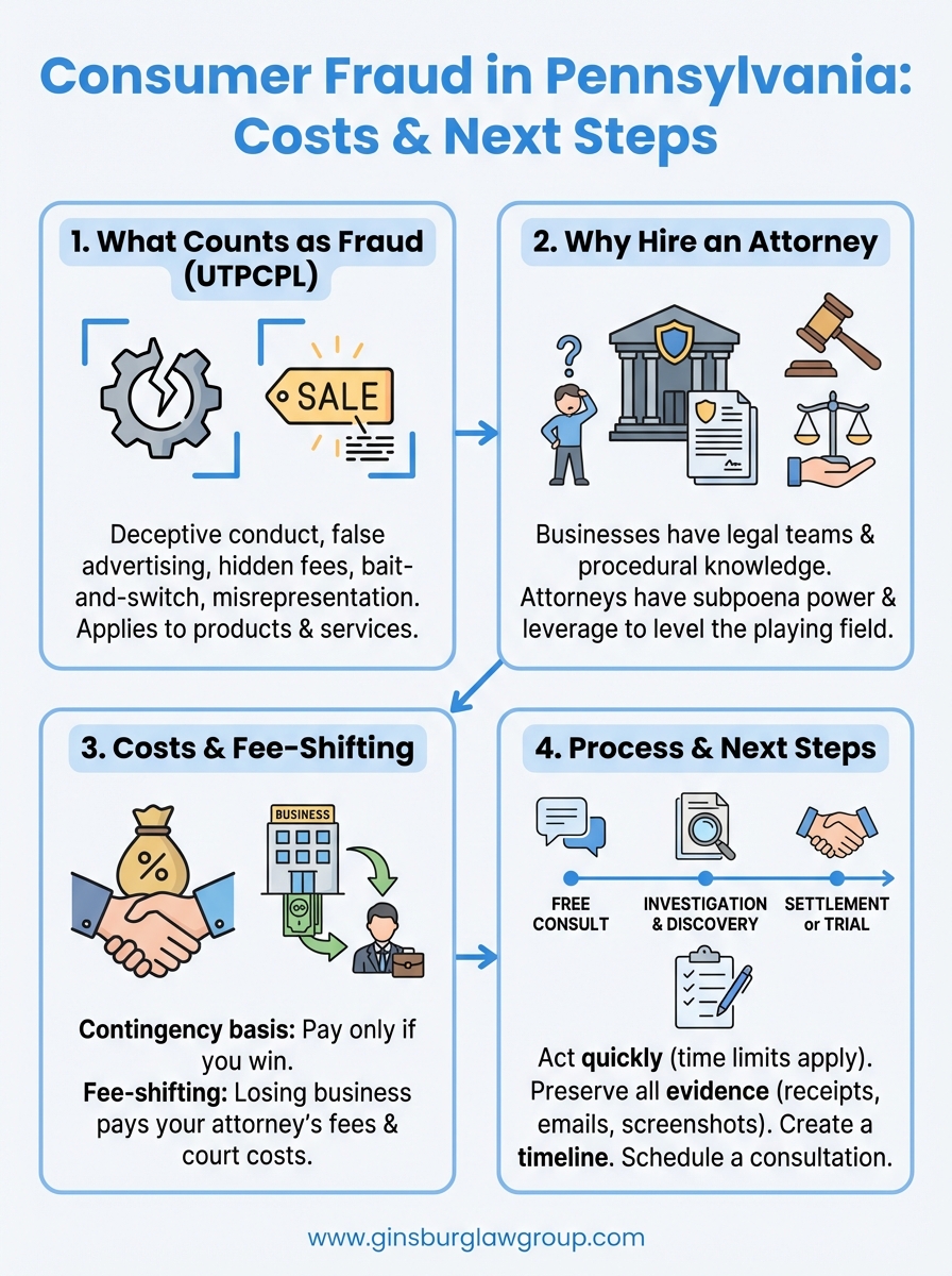 consumer fraud attorney pennsylvania infographic