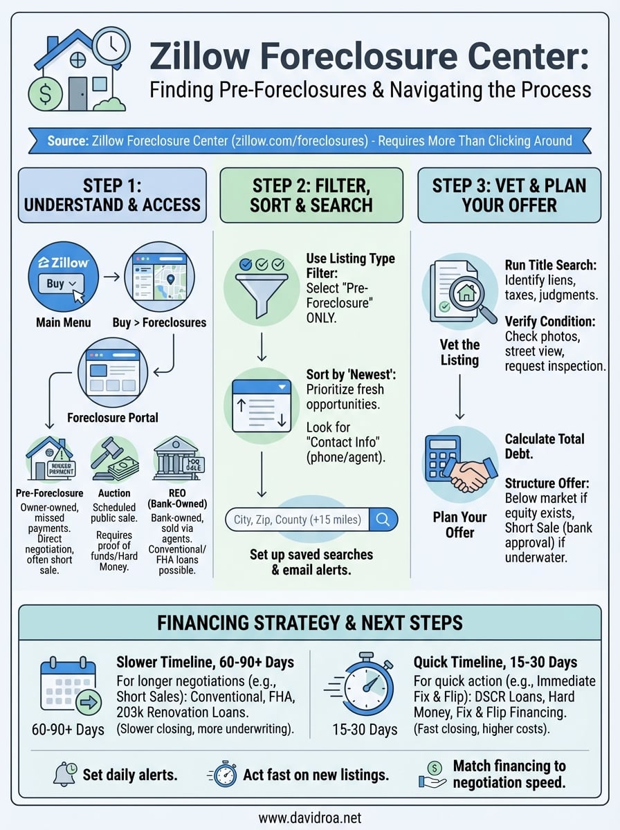 zillow foreclosure center infographic