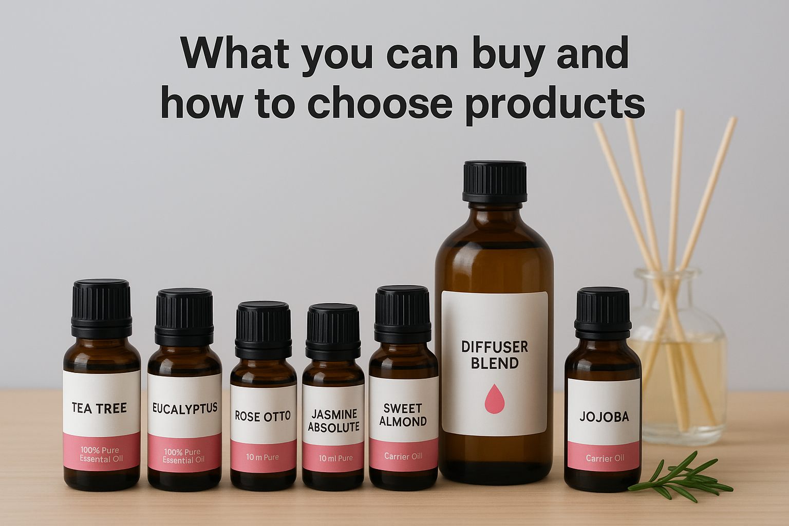 What you can buy and how to choose products