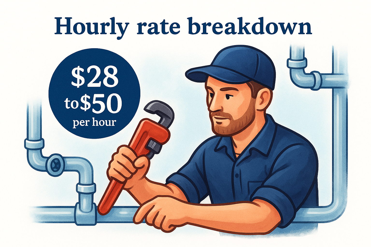 Hourly rate breakdown