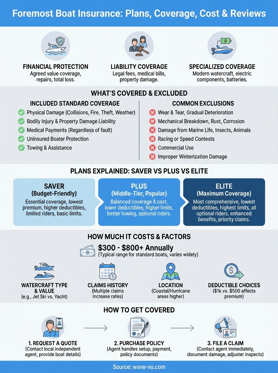 foremost boat insurance infographic