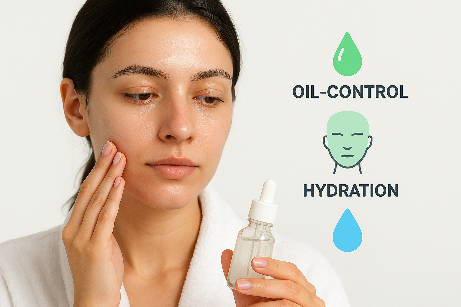Choose ingredients that work for oily and dry zones