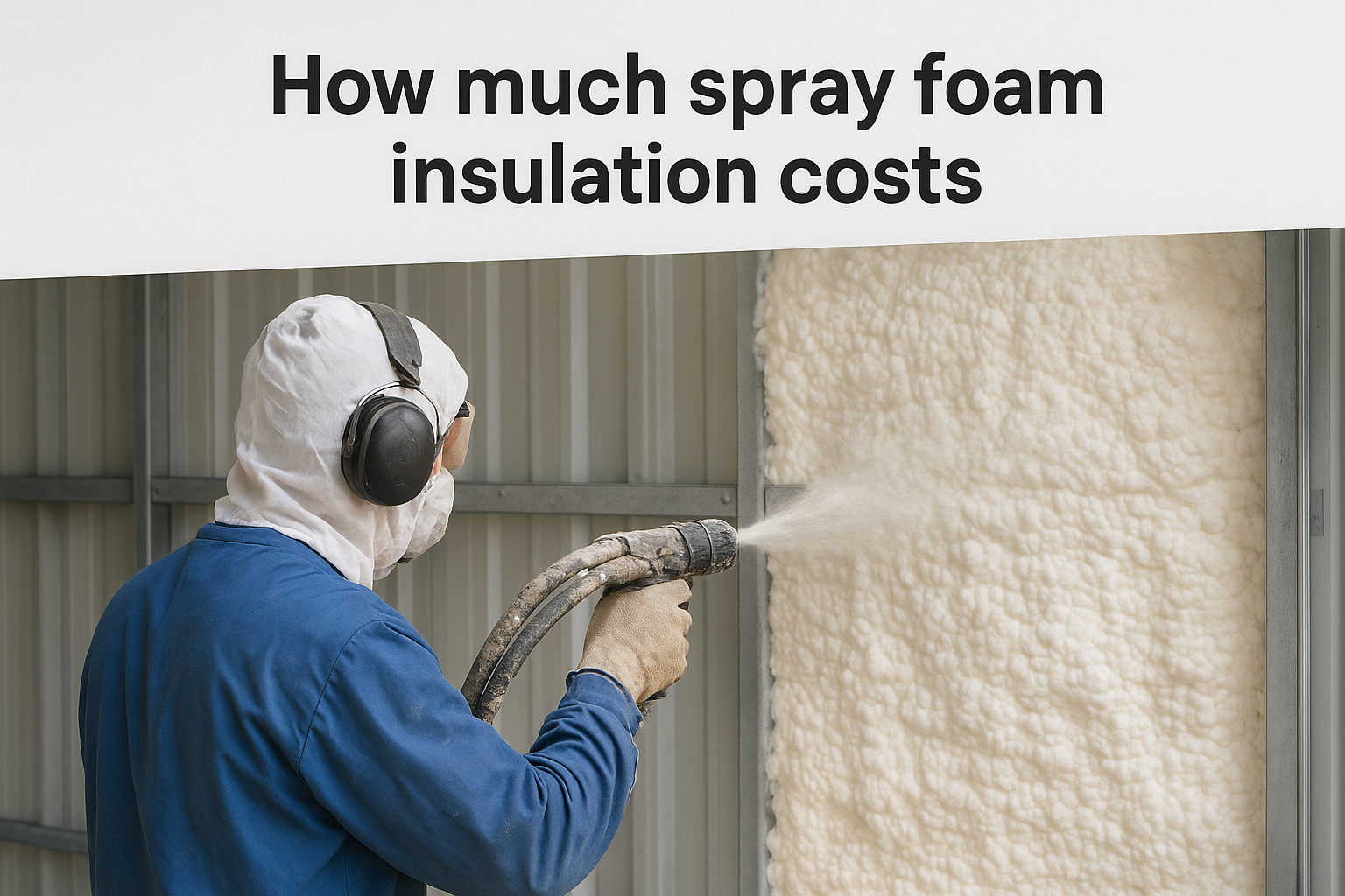 How much spray foam insulation costs