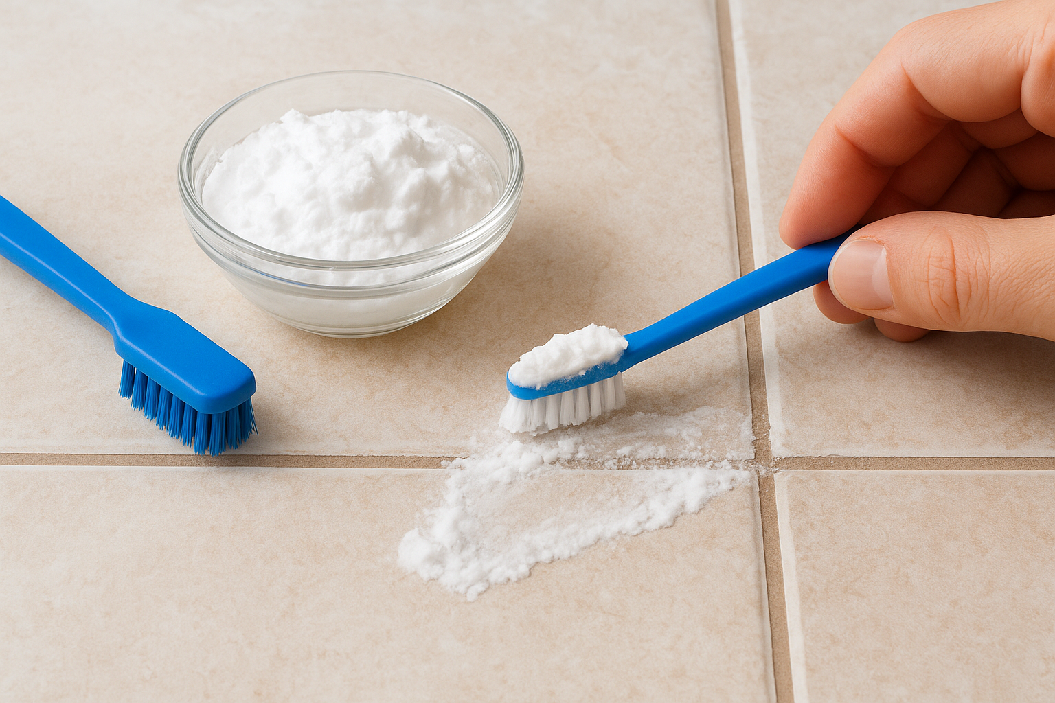 Baking soda paste for everyday stains