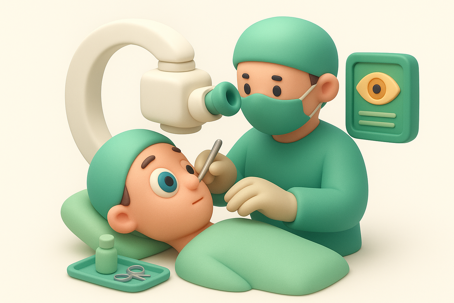 During the surgical procedure