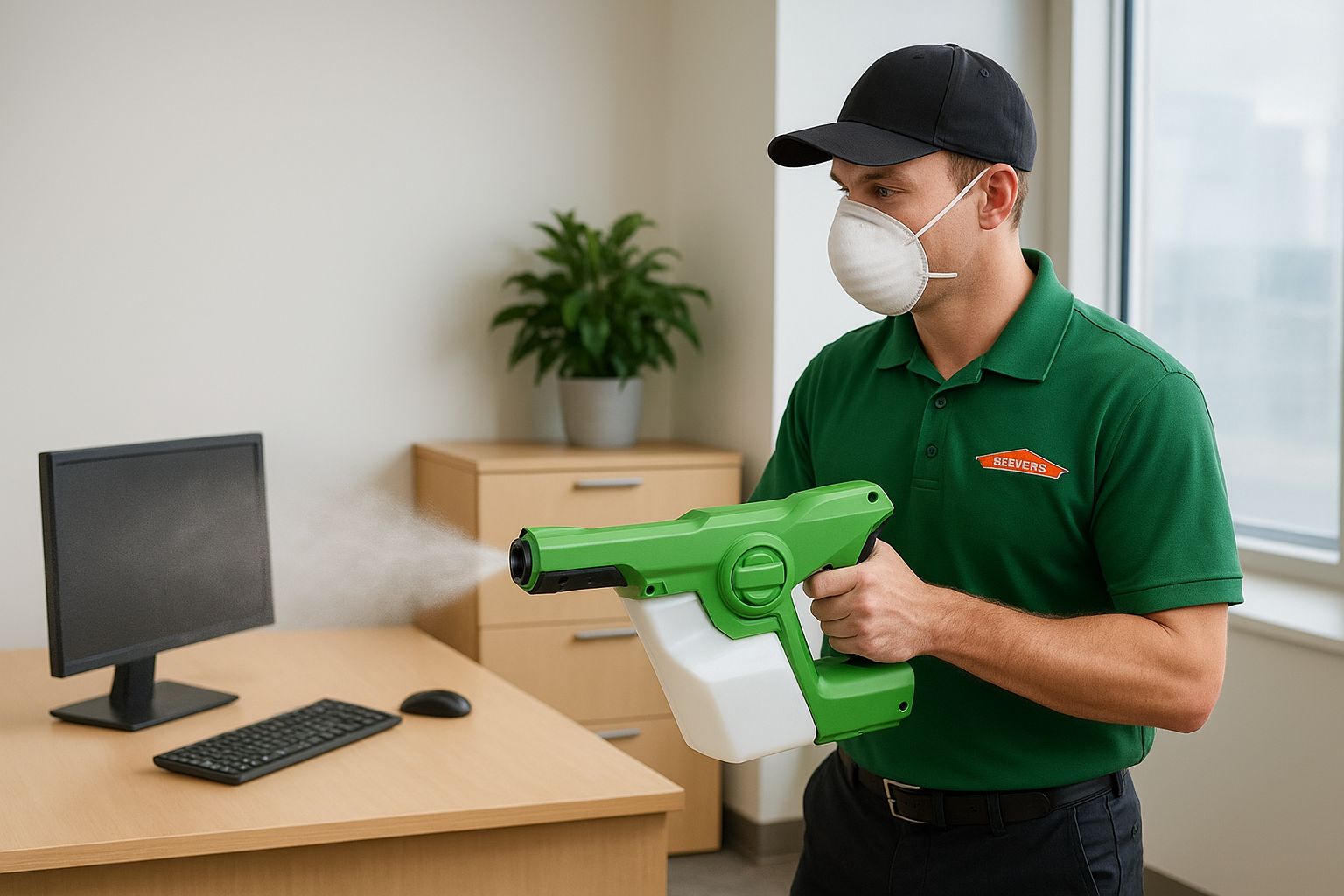 How SERVPRO approaches office disinfection