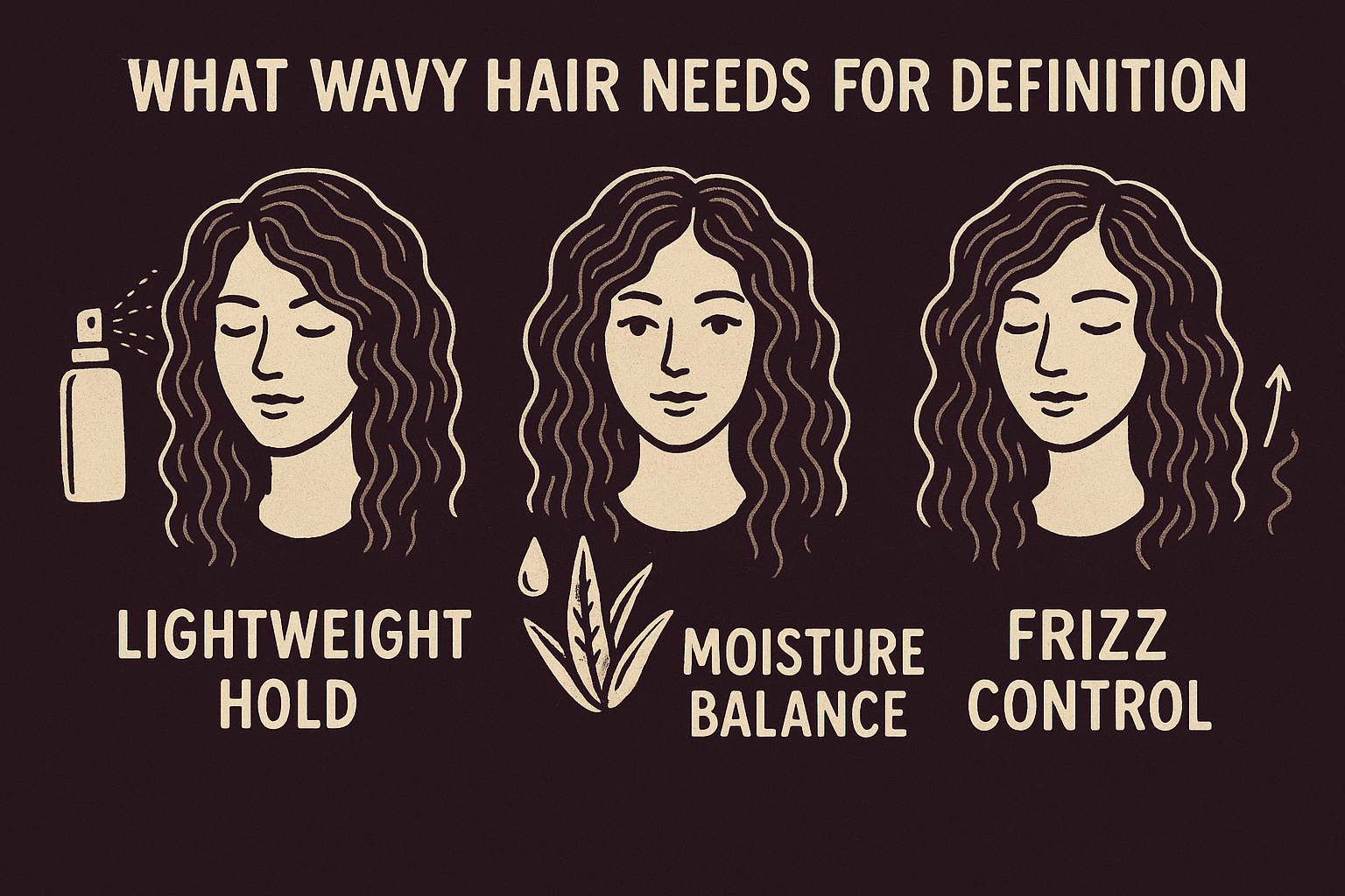 What wavy hair needs for definition