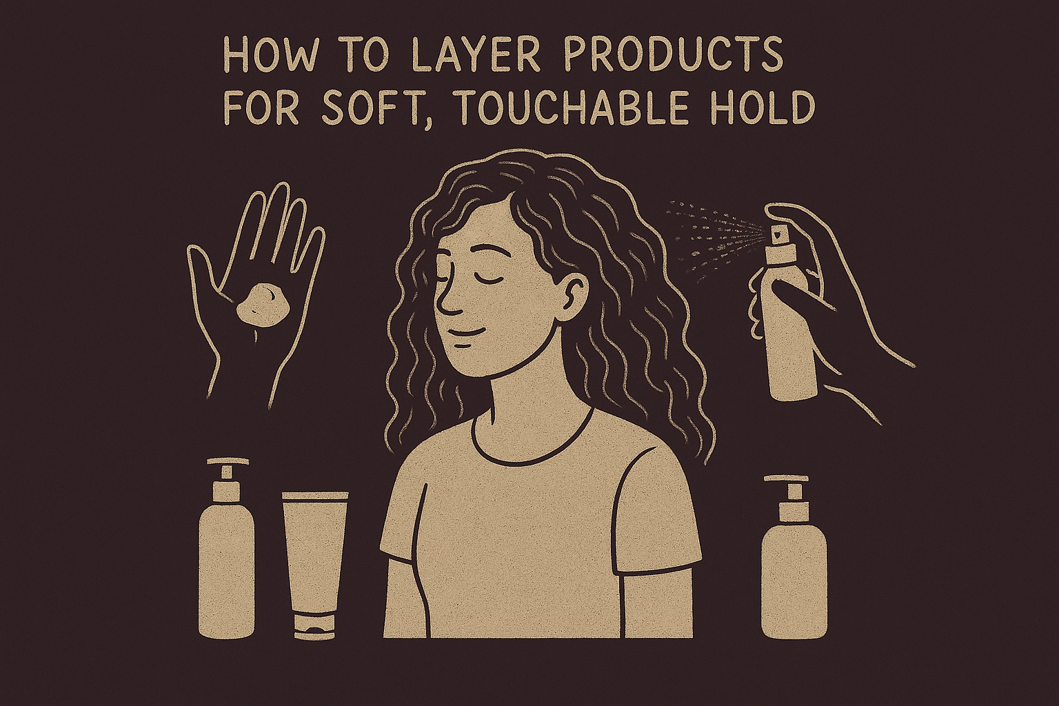 How to layer products for soft, touchable hold