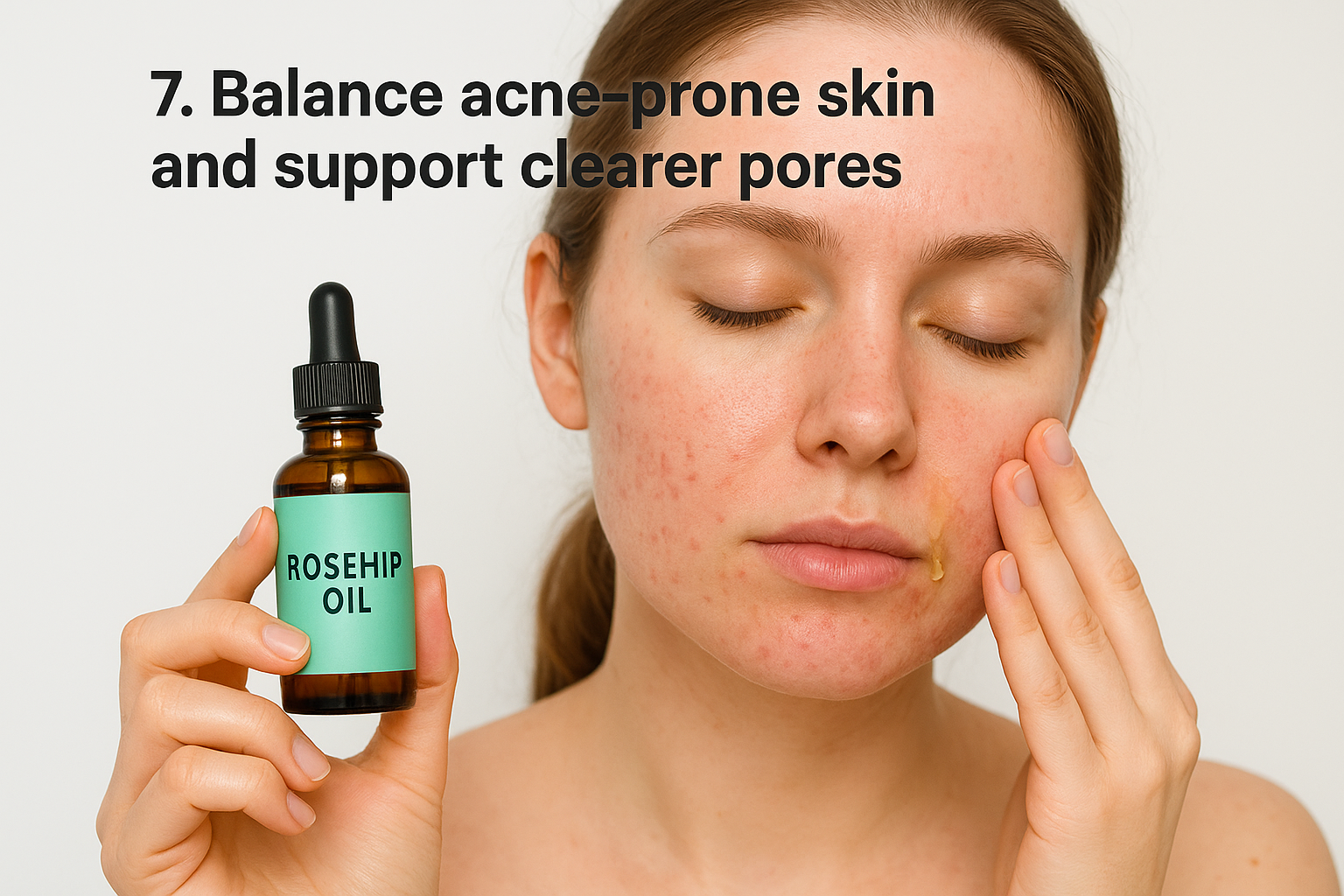 7. Balance acne-prone skin and support clearer pores