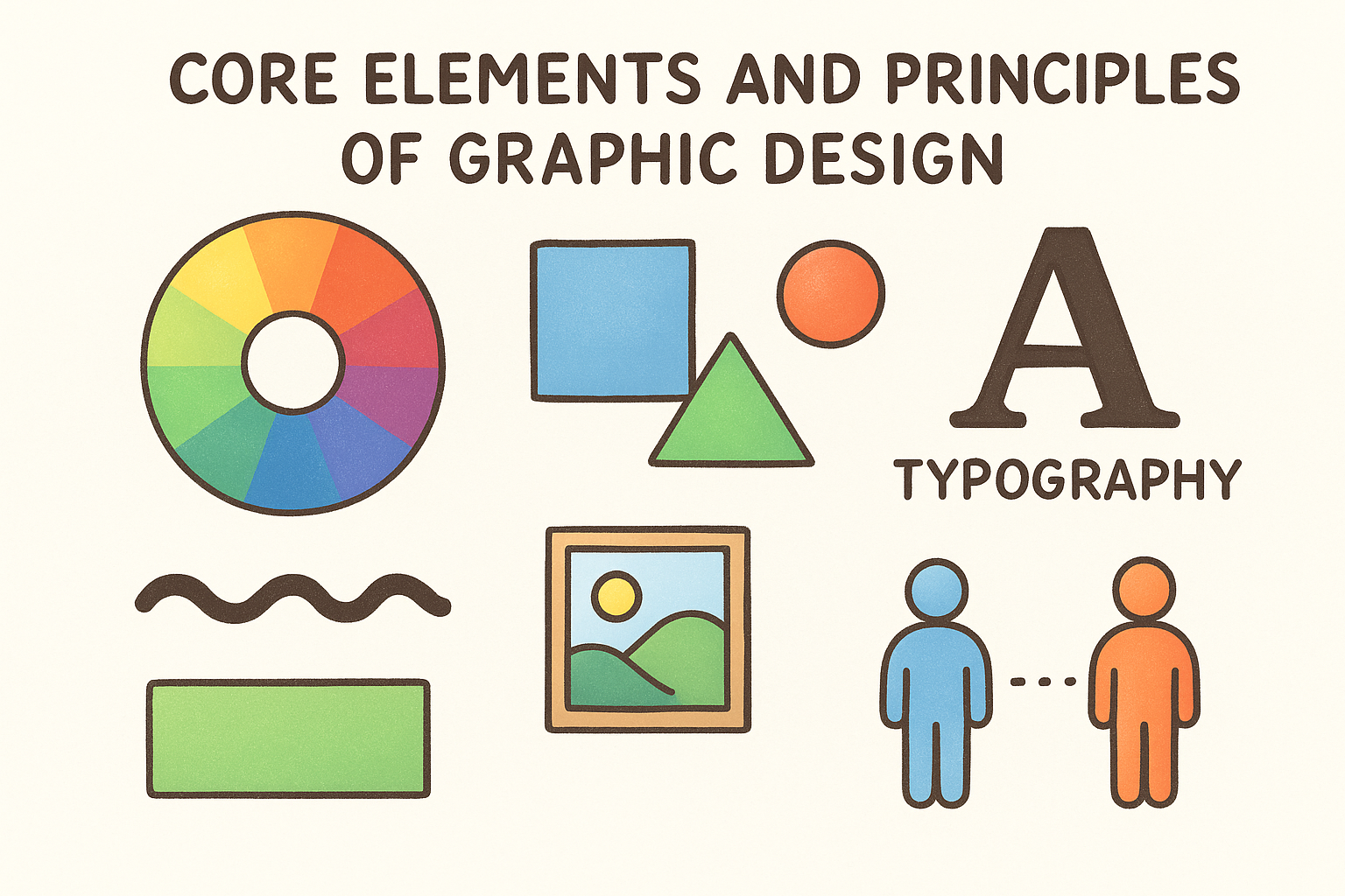 Core elements and principles of graphic design