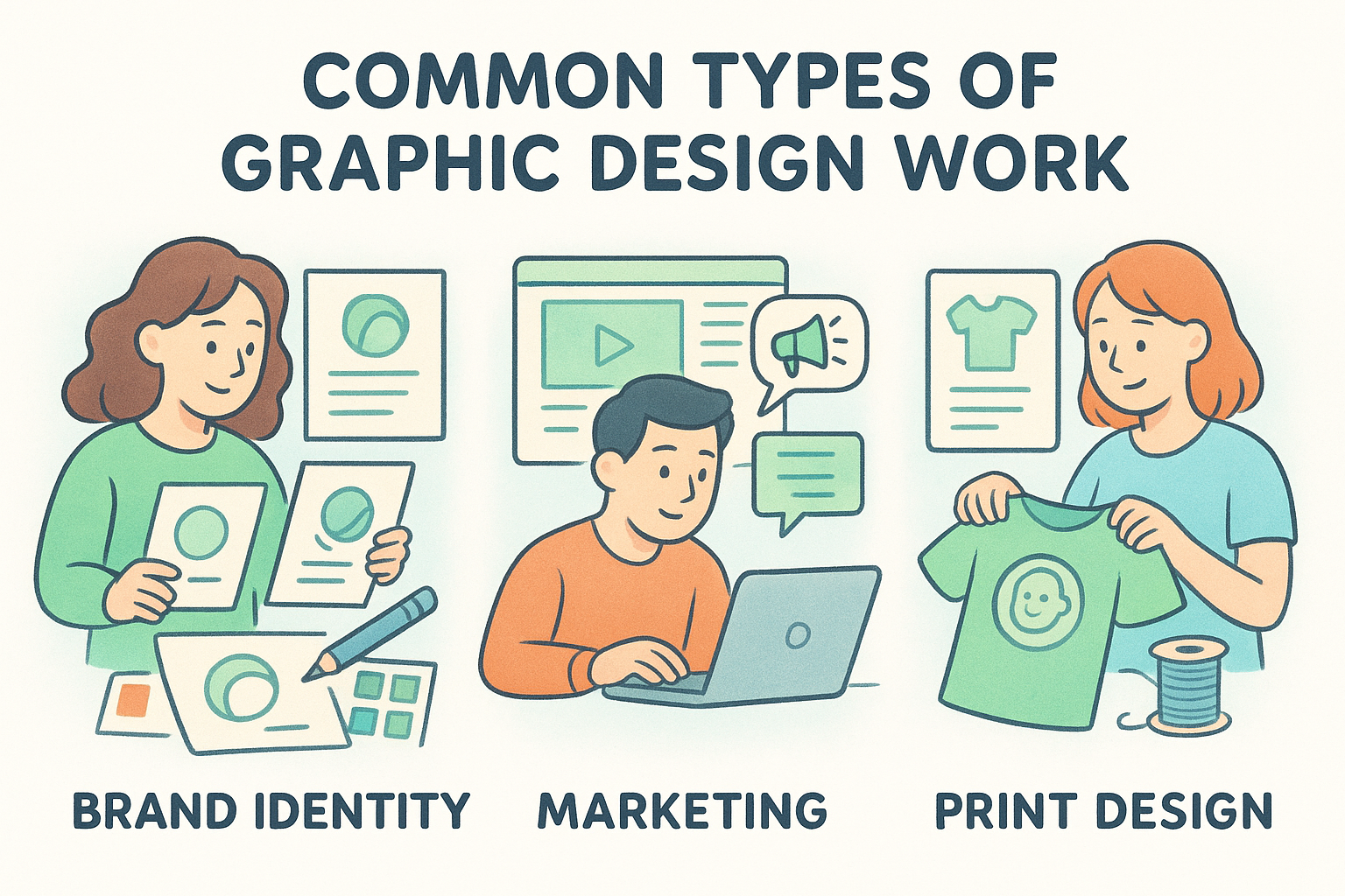 Common types of graphic design work