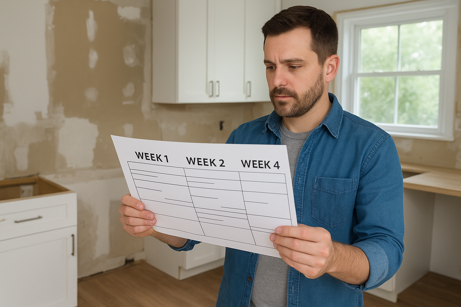 4. What will the timeline look like week by week?