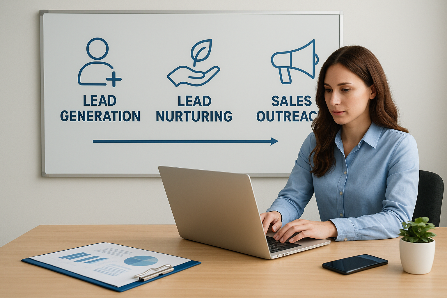 Lead nurturing vs lead generation and sales outreach