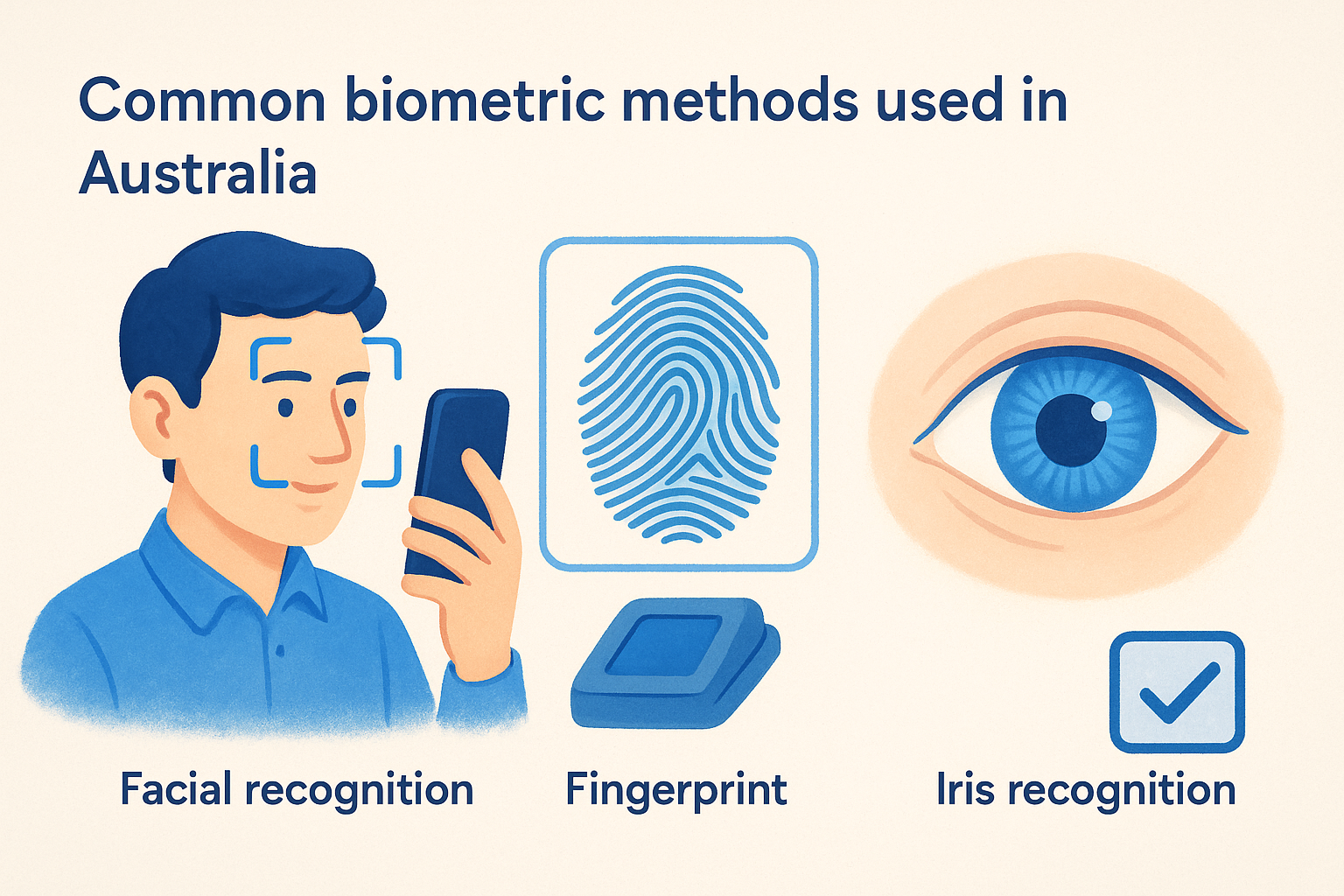 Common biometric methods used in Australia