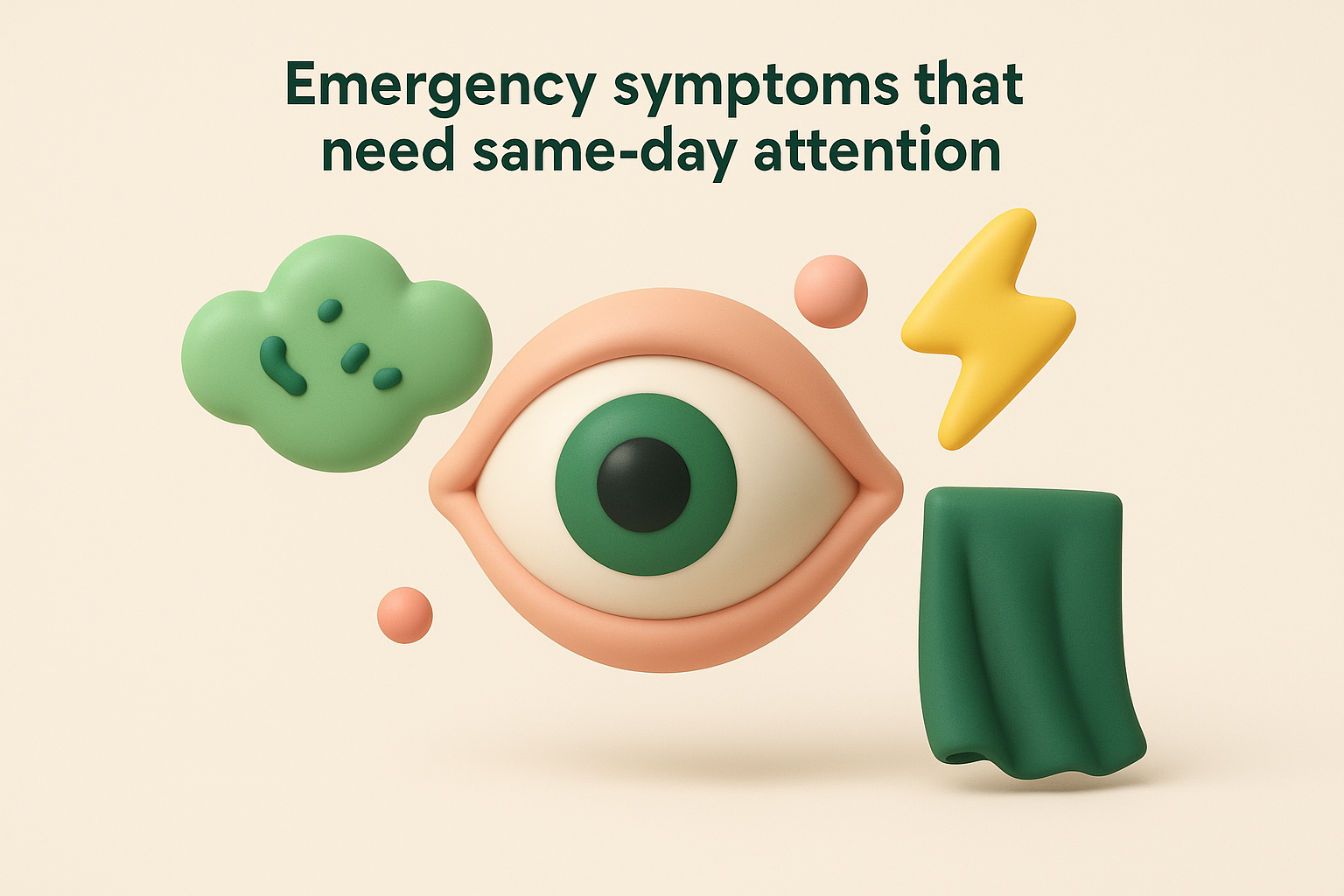 Emergency symptoms that need same-day attention