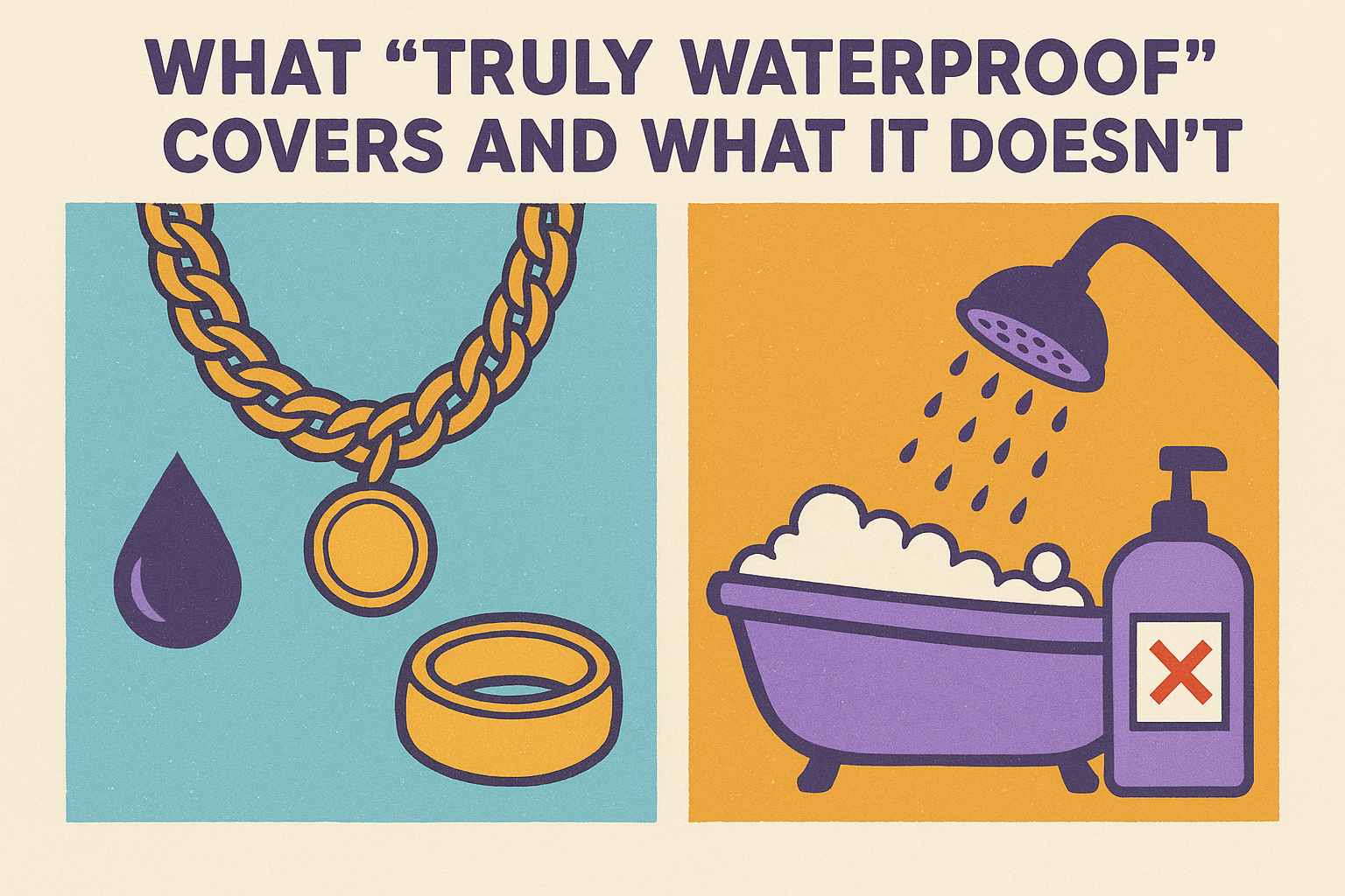 What "truly waterproof" covers and what it doesn't