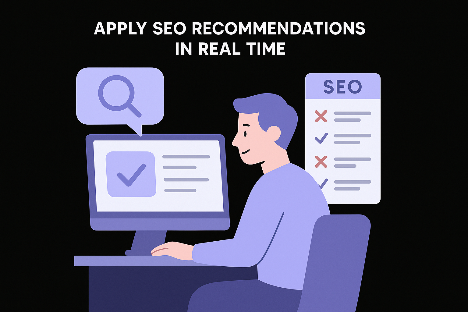 Apply SEO recommendations in real time