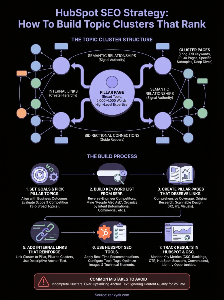 hubspot seo strategy infographic